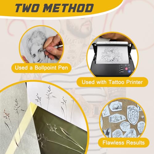 3MM Tattoo Practice Skin Kit - 3 Pcs Fake Skin & 15 Stencil Paper