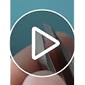 NILIYA Precision Stainless Steel Tweezers for Eyebrows & Blackheads, Ultra-Fine Tip with Travel Case