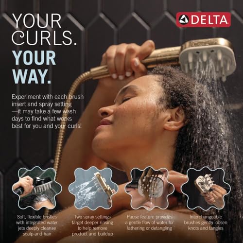 VersaCurl Detangling Shower Tool for Curly Hair with 3 Inserts