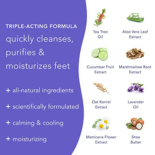 Barefoot Scientist Clean Slate Textured Cleansing Towelettes for Fresh Clean Feet
