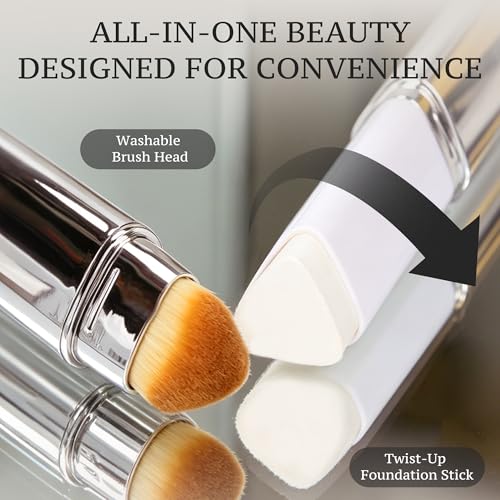 Color Changing Foundation Stick with Brush - Dual Ended