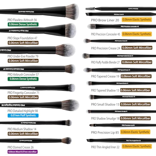 32-Piece Makeup Brush Set with Large Holder