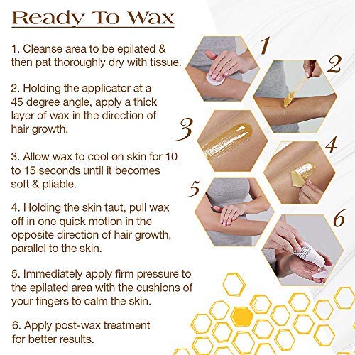GiGi Strip Free Microwave Formula Hair Removal Wax, 8 oz