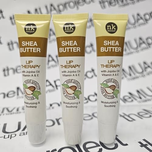 3 Pack Bundle of Shea Butter Lip Therapy for Moisturizing, Soothing and Nourishing your Dry and Chapped Lips