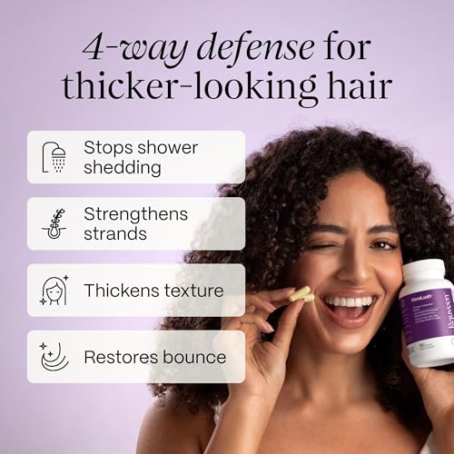 KeraLush Hair Vitamins for Women - Biotin & Keratin Formula for Healthy, Thick Hair