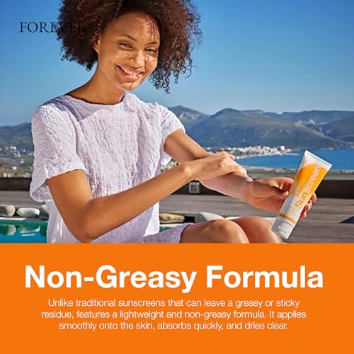 Forever Living - Aloe Sunscreen SPF 30 - with Aloe Vera, Water-Resistant Broad Spectrum UVA and UVB Defense, 4 fl oz (Pack of 2)