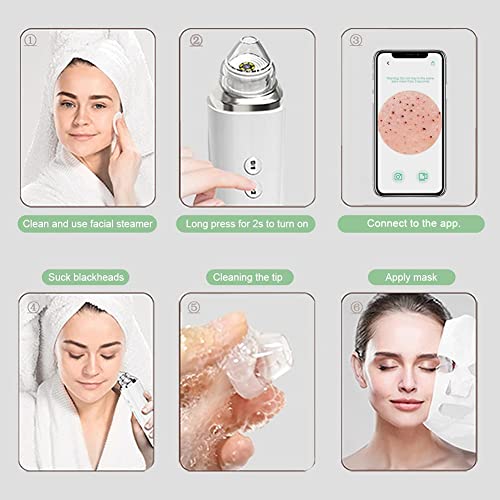 Blackhead Remover Pore Vacuum with 5MP Camera & 20X Magnification