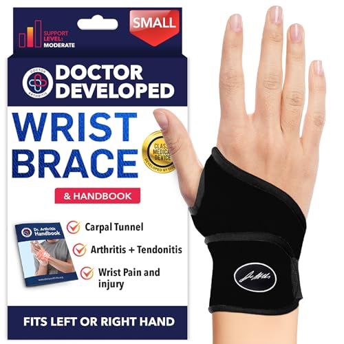 Dr. Arthritis Small Wrist Brace for Carpal Tunnel, Tendonitis & Arthritis Support