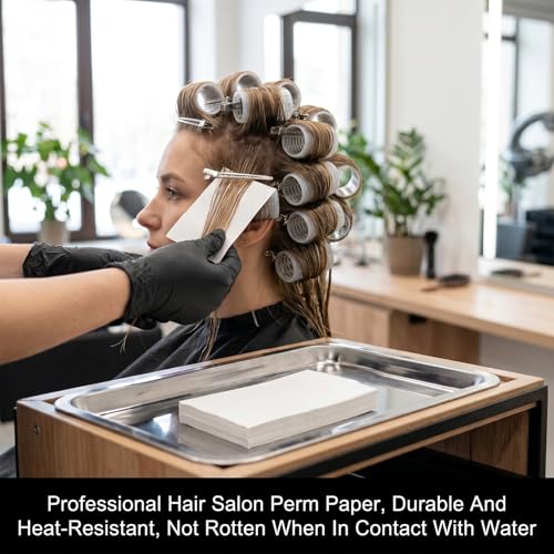 400Pcs Heat-Resistant Hair Perm End Papers for Salon & Home Styling
