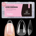 Beetles Short Almond Gel Nail Tips 576Pc - 12 Sizes