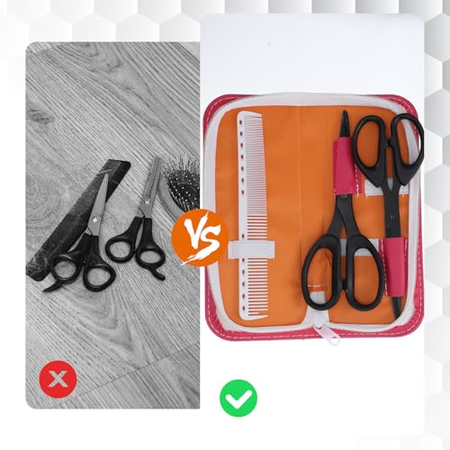 Scissor Case Bag for Hair Stylist - Professional Organizer Pouch
