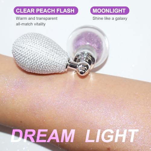 Shimmer Body Highlighter Powder Spray – Air Cushion Glitter