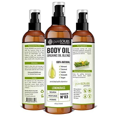 pureSCRUBS Lemongrass Body Scrub + Lemongrass Body Oil Bundle