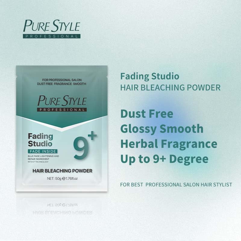 Ysnstyle Ammonia-Free Blue Fade Hair Bleach Powder Pack 50g - Dust-Free Quick Lightener