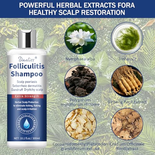 Sulfate Free Anti Fungal Shampoo for Folliculitis & Dandruff