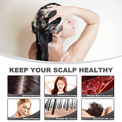 Meartchy Silicone Scalp Massager Brush for Hair Growth