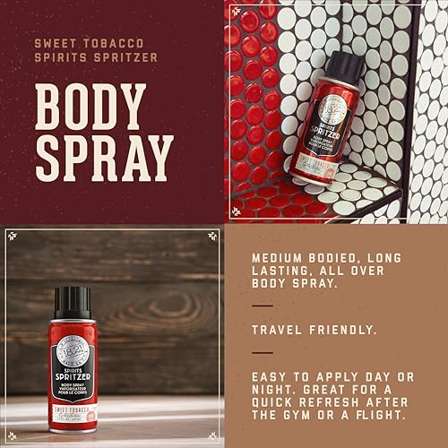 18.21 Man Made Spirits Body Spray for Men, 3.4 oz