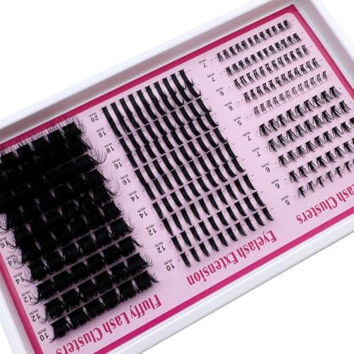 DIY Lash Clusters 10-16MM Wispy Mink Eyelash Extensions Kit