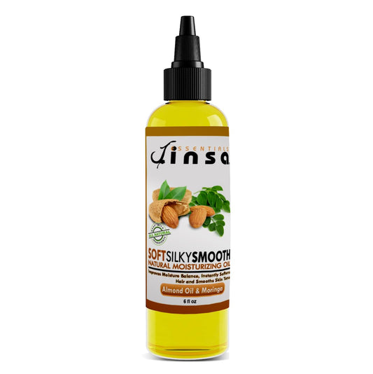 JINSA ESSENTIALS 1oz Almond Soft Silky Smooth Moisturizing Body Oil