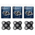 OXSITO 3 Pack Replacement Head for Remington Balder Pro XR7000 - 5-Head Shaver Attachments