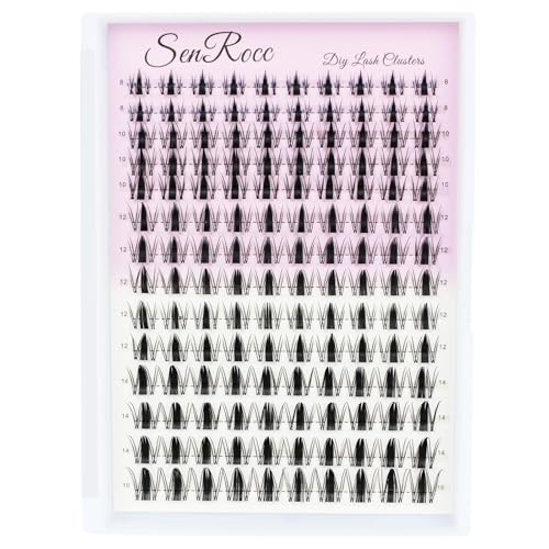 Lash Clusters D Curve 8-16mm Mix - 140pcs Eyelash Extensions