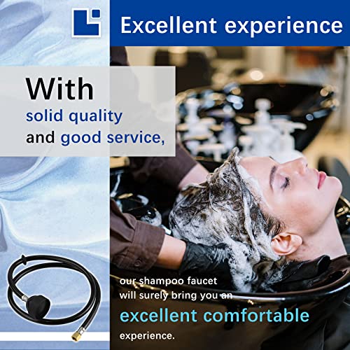 Salon Shampoo Bowl Faucet with Vacuum Breaker & Sprayer Hose Kit