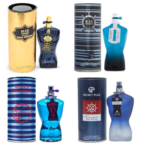 A CENTER Men's Cologne Set - 4 Scents, 3.4 Fl Oz Each