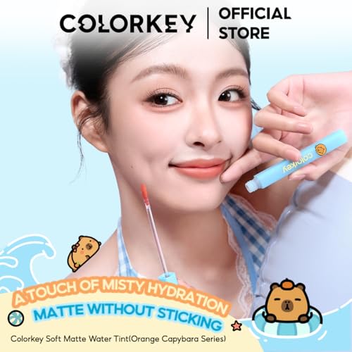 COLORKEY Capybara Soft Matte Lip Tint - Waterproof, Long-Lasting