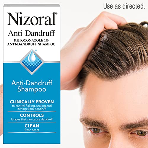 Nizoral Anti-Dandruff Shampoo with 1% Ketoconazole, Fresh Scent, 7 Fl Oz