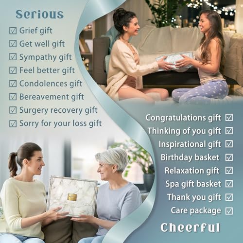 11-Piece Self Care Gift Basket for Women with Moon Lamp