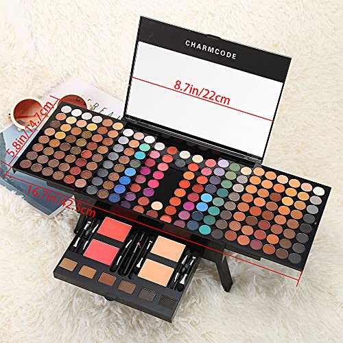 CHARMCODE 190 Color Makeup Palette Set - Eyeshadow, Blush & More