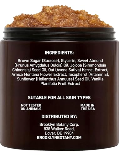 Brown Sugar Body Scrub - Exfoliating & Moisturizing - 10 oz