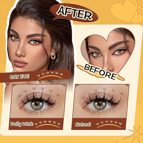 Manga Lash Clusters Kit 120pcs 10-18mm with Bond & Seal