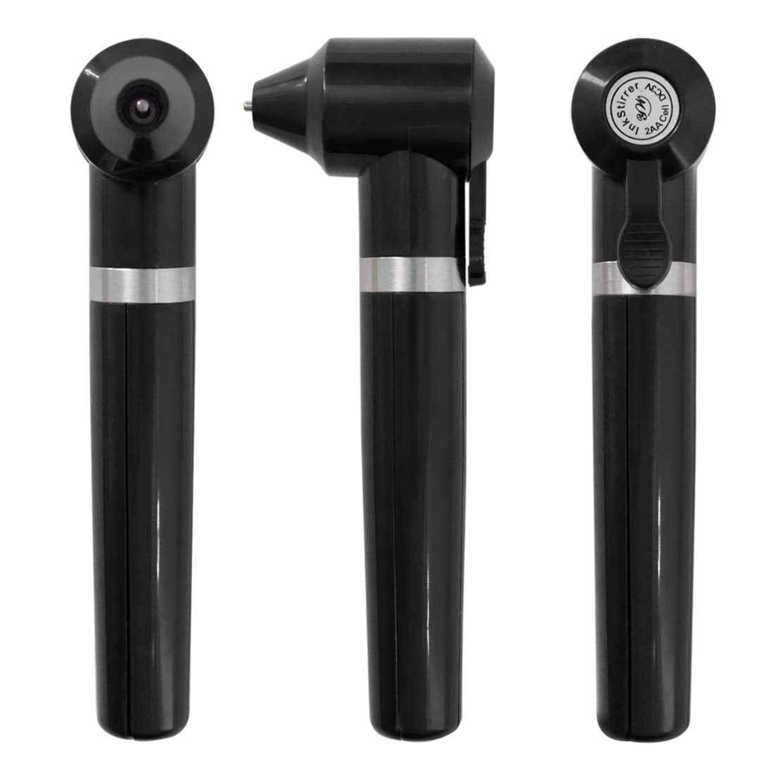 Ink Mixer Machine Set - Autdor Pigment Mixer Machine with 100Pcs Mixing Sticks Black Color Mixer Machine Ink Pigment Electric Agitator Machine for Permanent Makeup Eyebrow Microblading Supplies