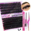 60D80D Volume Lash Clusters Kit with Bond & Seal