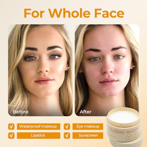 MAYKOO Makeup Remover Balm | Oil Cleanser for All Skin Types