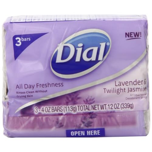 Dial Antibacterial Deodorant Soap Lavender & Twilight Jasmine - 3 CT