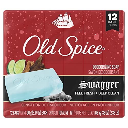 Old Spice Men's Bar Soap Swagger, 3.17oz (48 Bars)