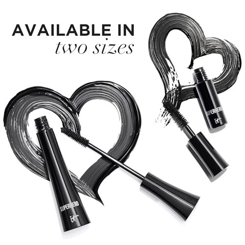 IT Cosmetics Superhero Mascara ? Volumizing & Lengthening Black Mascara, Buildable Lash Volume, Collagen, Biotin, Peptides, Lifting & Curling Formula, Super Black Pigment, Suitable for Sensitive Eyes