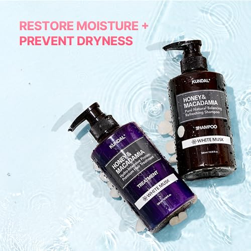 KUNDAL Honey & Macadamia Korean Hair Care Shampoo Conditioner Limited