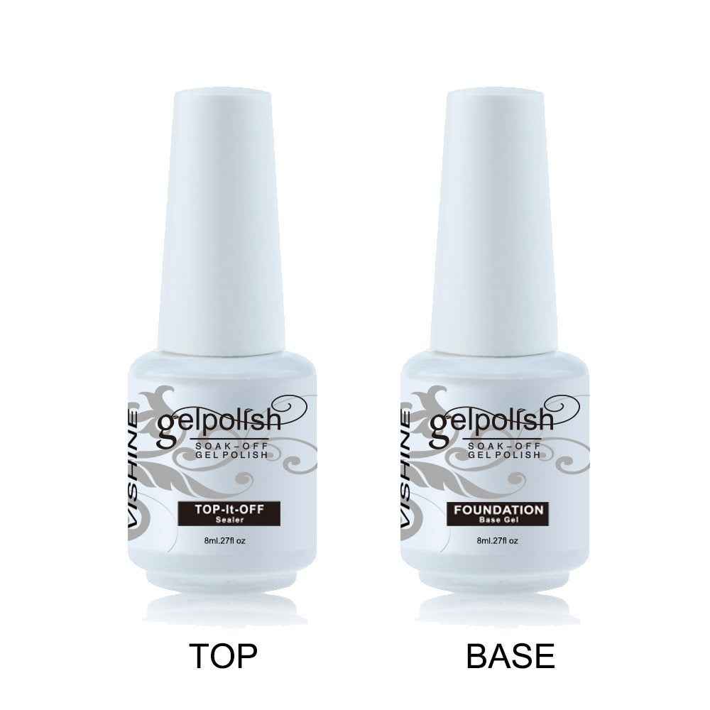 Vishine Poly Nail Extension Gel Kit - 8 Colors, 48W LED UV Lamp, Builder Gel, Slip Solution, Base Top Coat, Rhinestone Nail Manicure Beginner Starter Kit