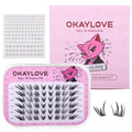 OKAYLOVE Feline Lash Clusters 11-15mm CC Curl Cat Eye