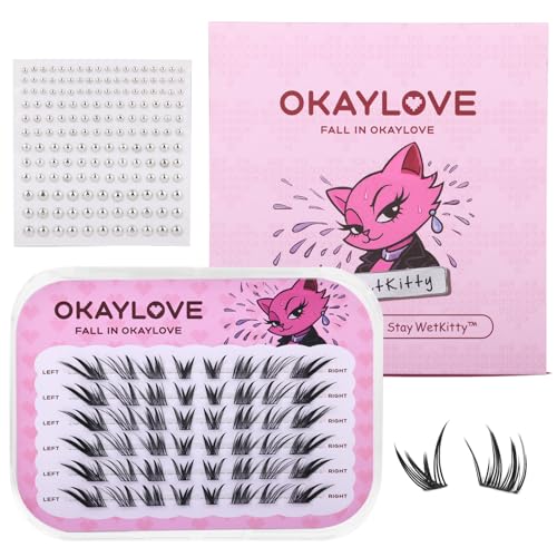 OKAYLOVE Feline Wispy Lash Clusters 11-15mm CC Curl