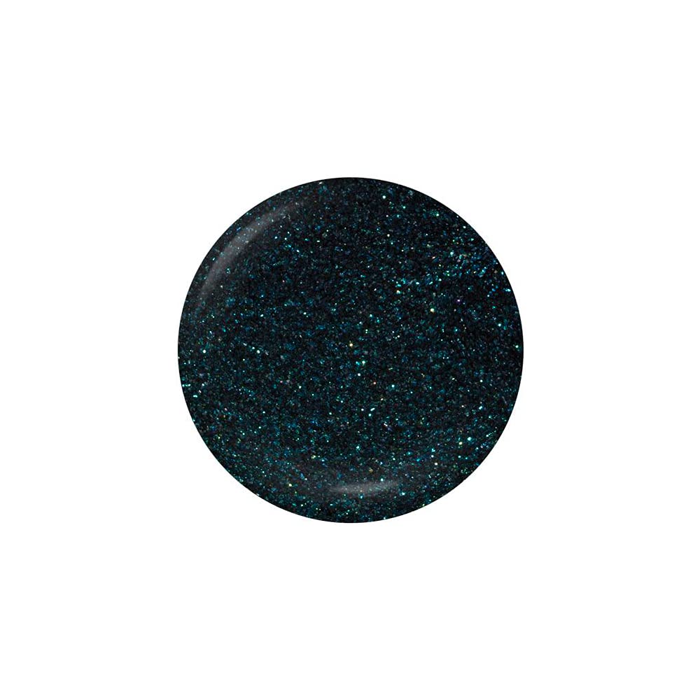 Dazzle Dry Nail Lacquer (Step 3) - Blue Blood - A full coverage galaxy-inspired shimmer that shifts blue, purple and green against a black base. (0.5 fl oz)