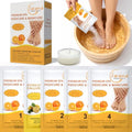 Lacqura Deluxe 6-Step Spa Pedicure Kit - Callus Remover Gel & Foot Scrub
