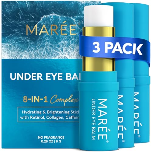 MAREE Under Eye Balm Stick with Retinol & Caffeine – 3 Pack