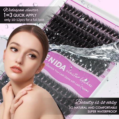 SOFENIDA 60D 80D Thick Lash Clusters 10-18mm DIY Eyelash
