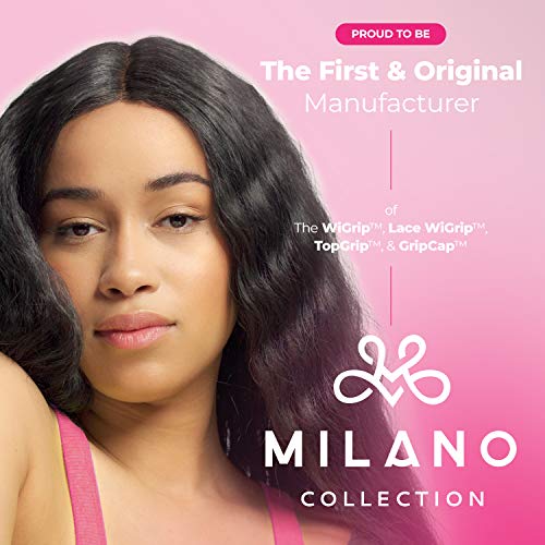 MILANO COLLECTION Lace Wigrip, Premium Lace Wig Band for Women, Fully Adjustable Wig Grip, Reinforced Swiss Lace by HAIRLINE, Secure Velvet Headband, Glueless, Nude