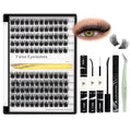 Bodermincer 120 Cluster Lashes D Curl Mixed Length Eyelash Extensions