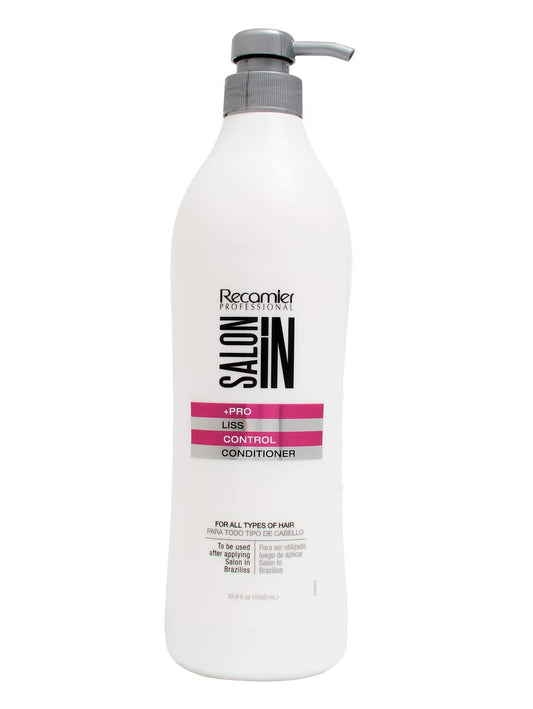 Recamier SalonIn Perfect for Braziliss After Care Liss Control Conditioner | Rinse Protege Contra La humeda De Un Cabello alisado Acondicionador 33.8 Ounces - 1000 mililiters